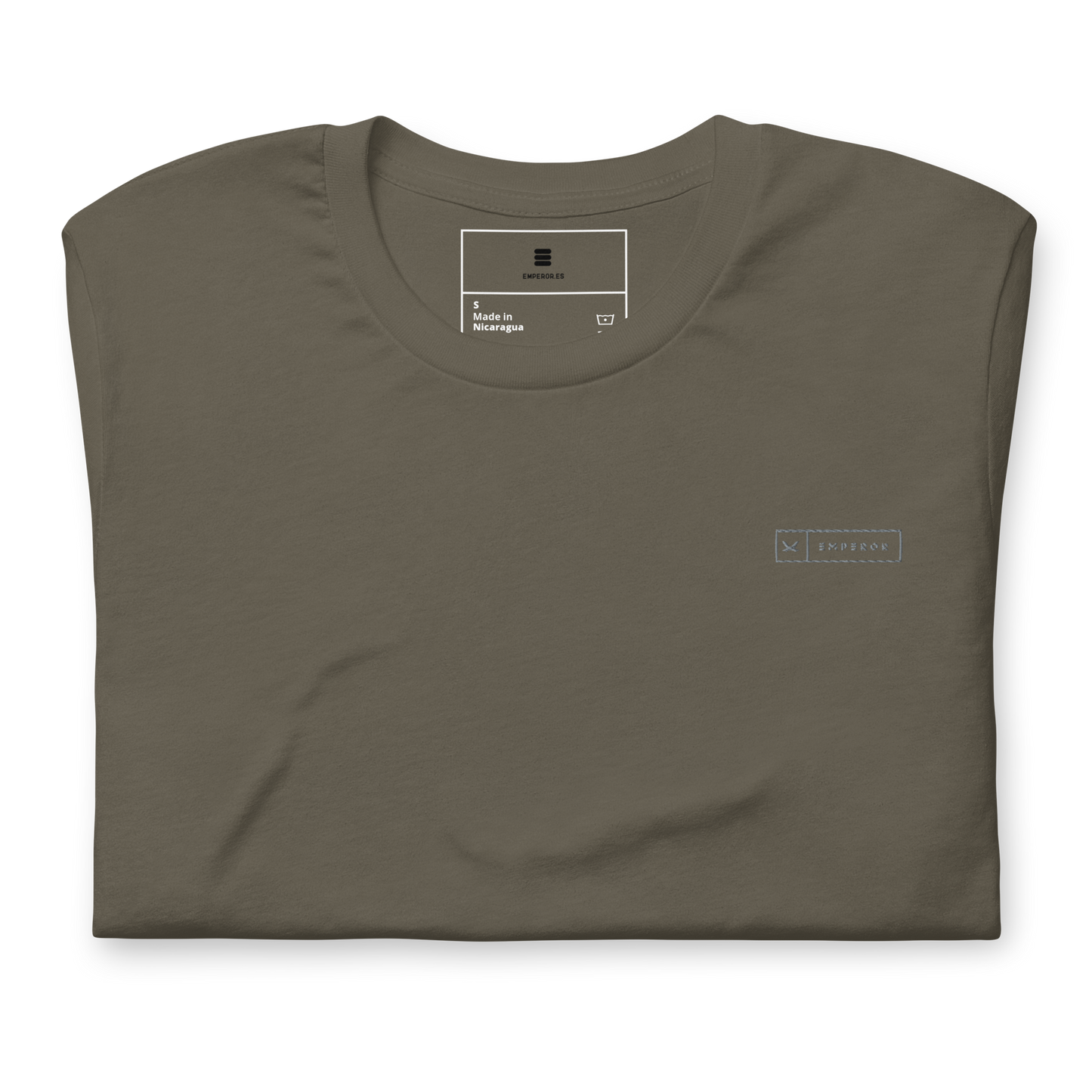 EW - Camiseta manga bordada